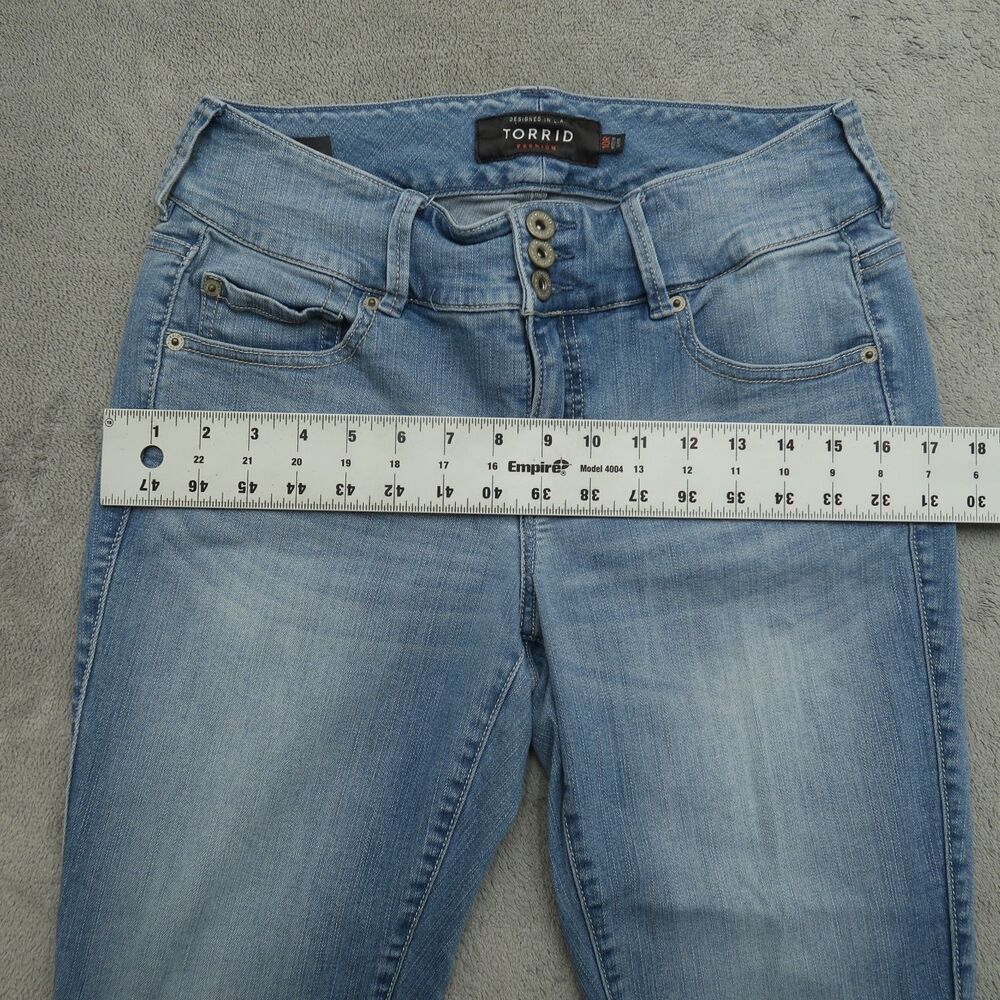 Torrid Jegging Jeans Women's Size 10R Blue Mid-Rise Stretch Denim 28" Inseam - Picture 7 of 16